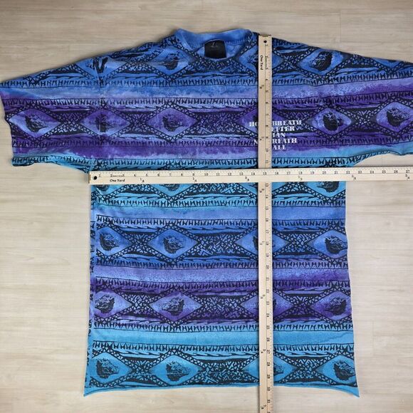 Vintage HOG’S BREATH SALOON AOP Tie Dye Key West Florida Men's Size XL - Picture 4 of 10